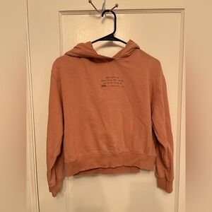Zara Girl’s Brown Hoodie Sweatshirt sweatpants set